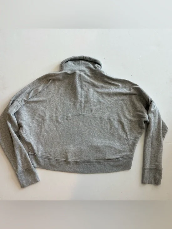 Free People Movement Gray Lara Pullover Mock Neck Sweater Small - Picture 8 of 8